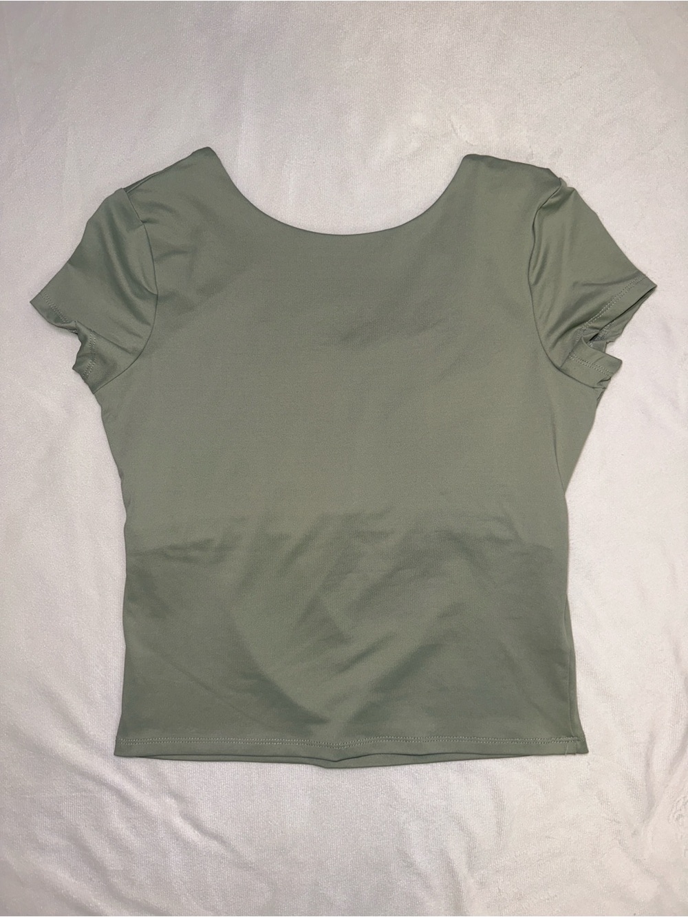 Cotton On Sage Green Open Back Top Size Medium